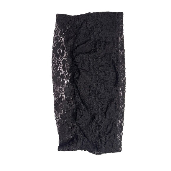 Women’s Free People Set of Two Lace Bandeau Bras Pull On Top Black Size M/L - Picture 2 of 11
